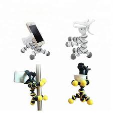 Pony Car Desktop Phone Tripod Kaki 4 Flexible holder stand hp kuda