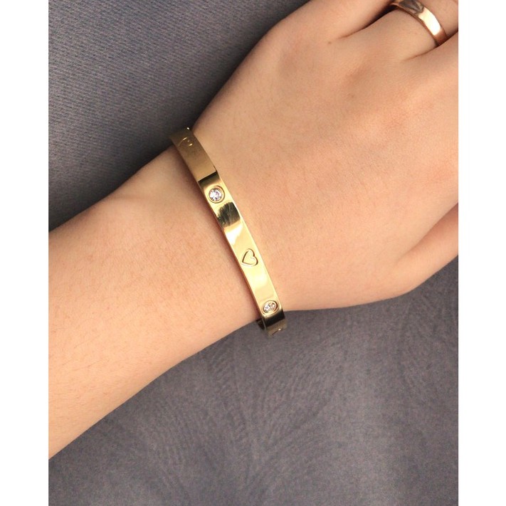 [NEW] Gelang Bracelet Wanita Aksesoris Titanium Korea Trend Masa Kini Cocok Hadiah GK120