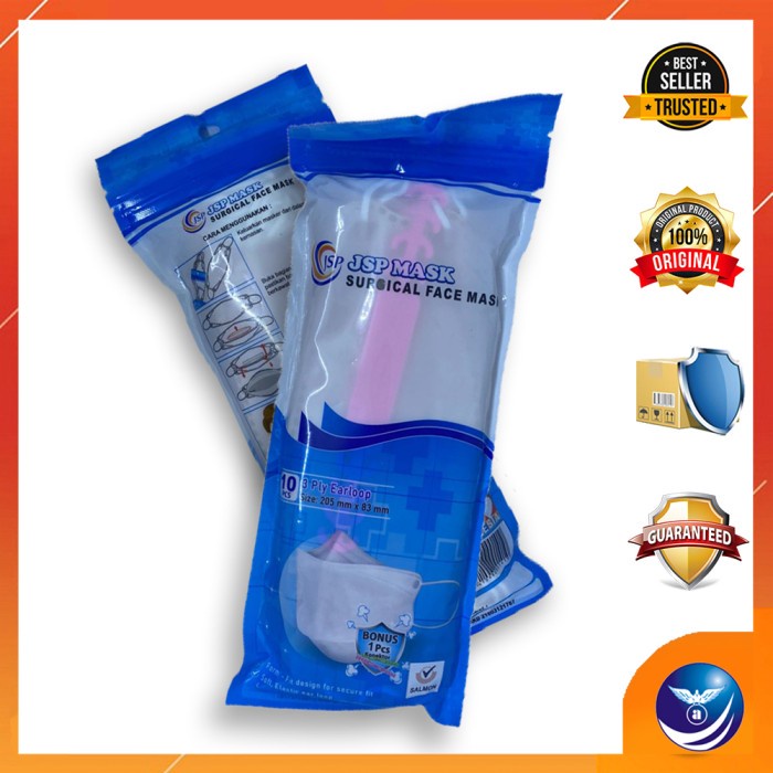 Masker KF94 JSP Isi 10 Pcs 3ply
