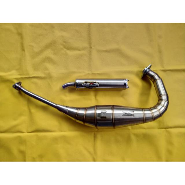 KNALPOT NINJA 2 TAK LEHER L ORIGINAL KJR RACING