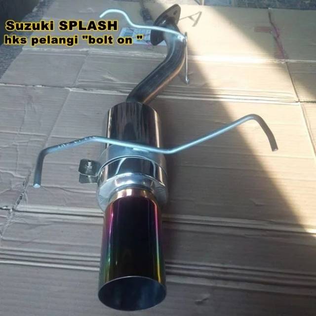 KNALPOT HKS BOLT ON SUZUKI SPLASH