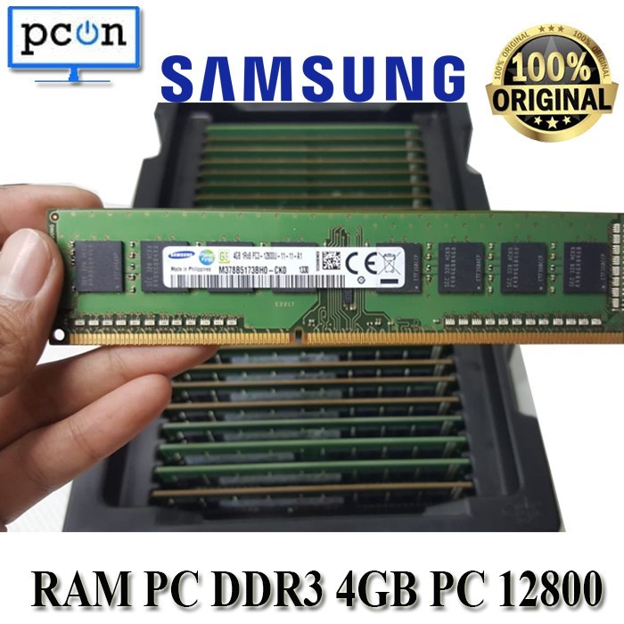 RAM MEMORY PC  DDR3 4GB PC12800 SAMSUNG ORIGINAL