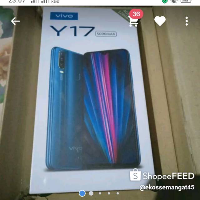 Vivo Y17 Original Termurah (Second. Harga 1.550.000) #Dijual #Diobral #BU
