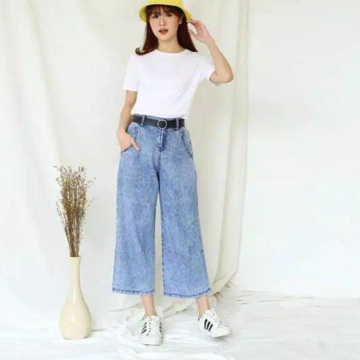 ((REKOMENDASI)) KULOT JEANS SYRA / MEISHA KULOT