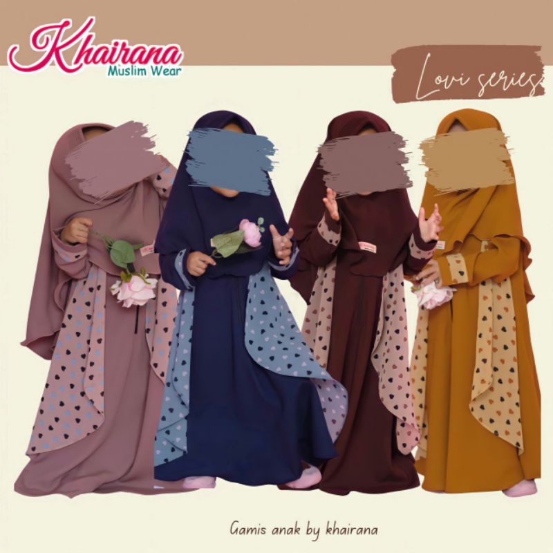 Gamis Kids "Lovi Series" by Khairana