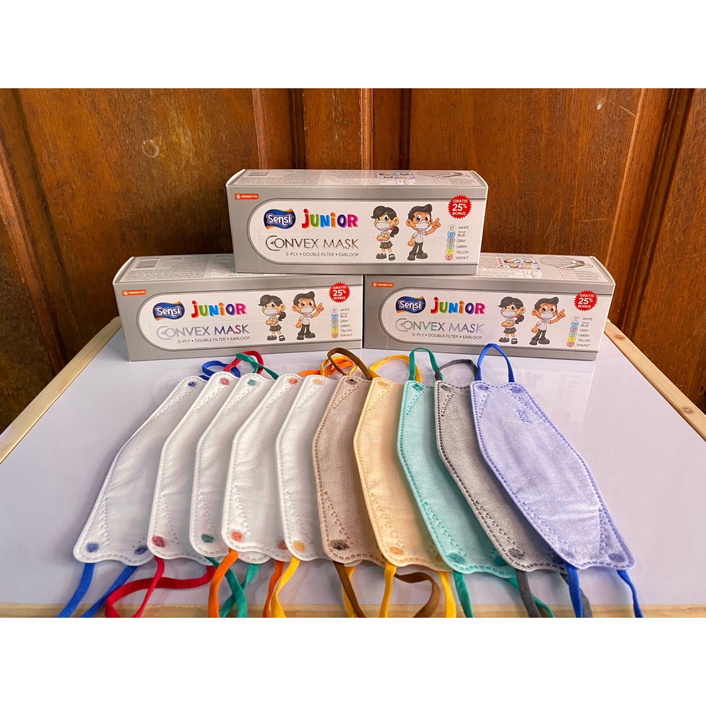 Masker Sensi Convex Anak Convex Kids 5Ply / KF94 Anak / Masker Anak