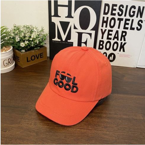 TOPI ANAK LAKI LAKI  HAT TOPI MOTIF LUCU BORDIR UNISEX TOPI MOTIF FEEL GOOD Hight Quality