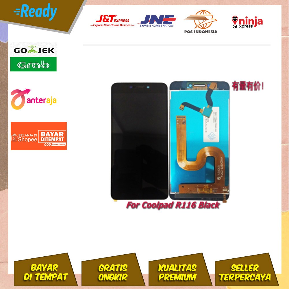 STOK BARU LCD TOUCHSCREEN COOLPAD R116