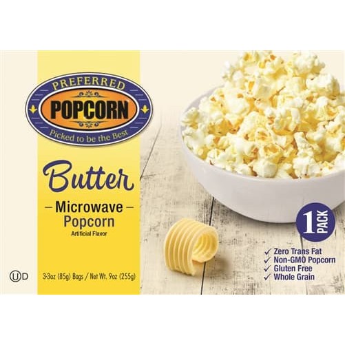 

Preferred Popcorn Butter Flavor/ America's Best Pop corn/ Snack Impor