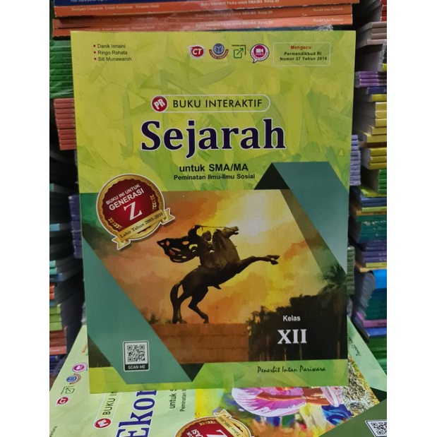 Buku PR/LKS interaktif sejarah minat kelas XII,12 (K13 revisi) intan pariwara, 2022