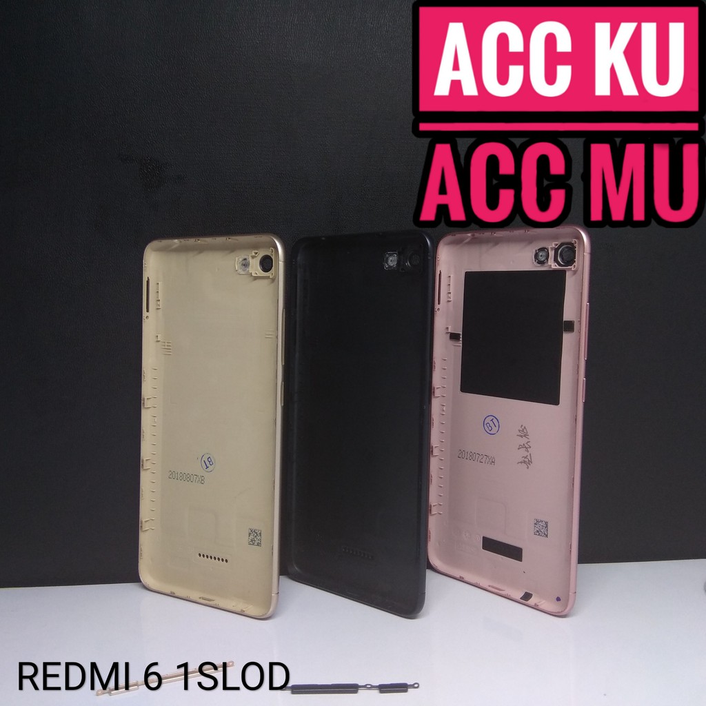 TUTUP BELAKANG REDMI 6A BACK COVER XIAOMI REDMI 6A ORIGINAL