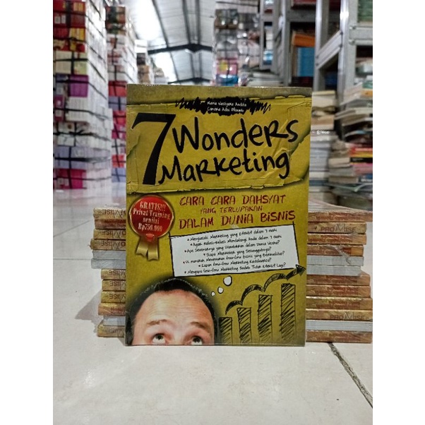 OBRAL BUKU MOTIVASI / PENGEMBANGAN DIRI / SELF IMPROVEMENT / INSPIRASI / BISNIS / 99 POLA PIKIR / CINTA ITU MOTIVASI / SUKSES DI PERGURUAN TINGGI MURAH DAN ORIGINAL-7 WONDERS MARKETING