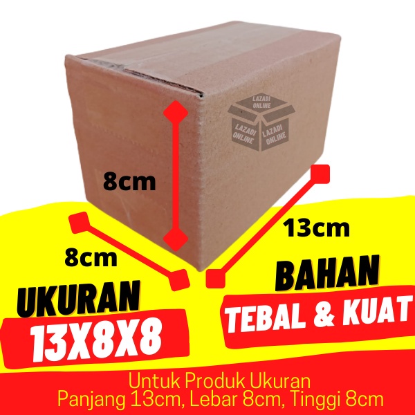 

KARDUS PACKING 13x8x8 box kotak packing pack kardus packing murah PROMO