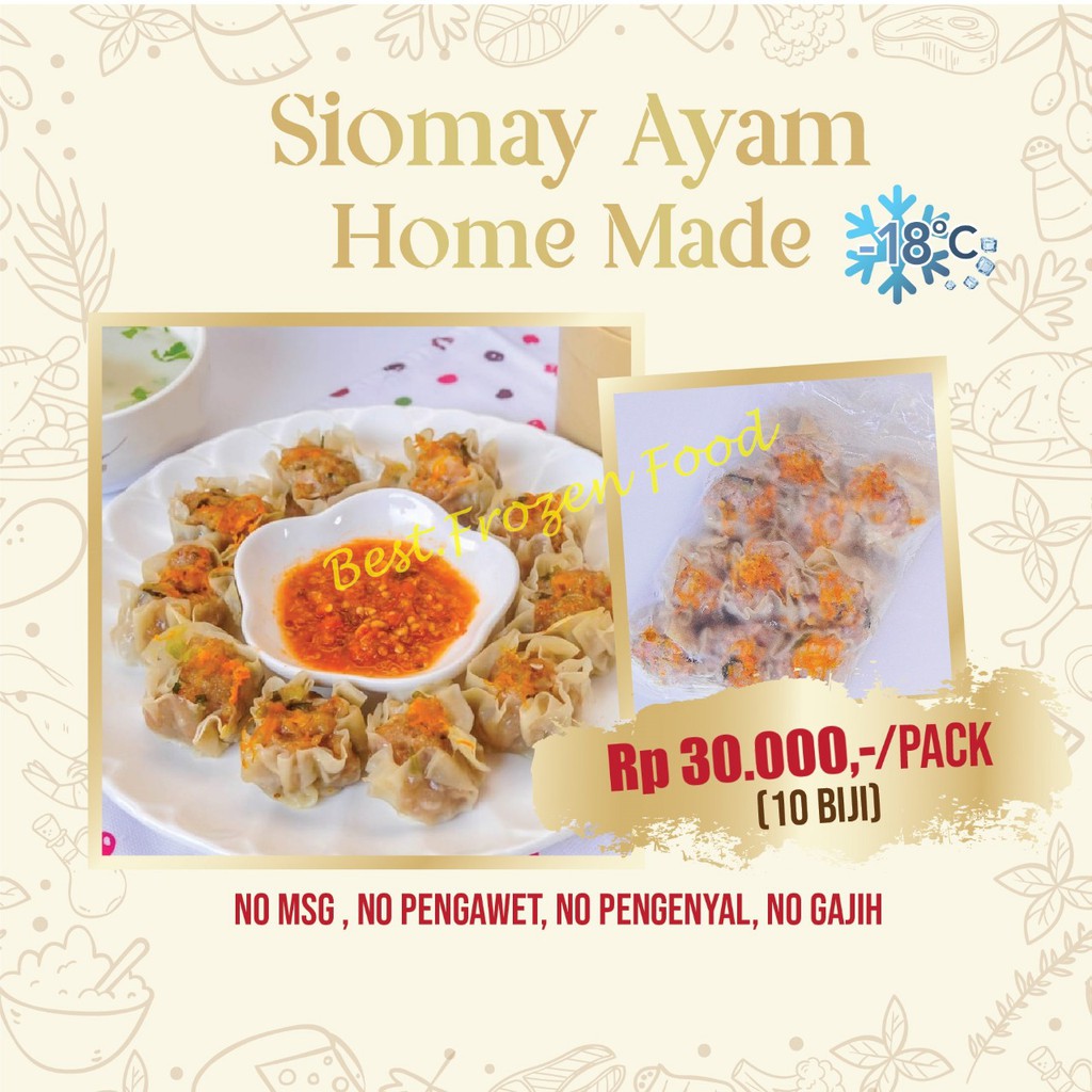 

Frozen Siomay Ayam Home Made