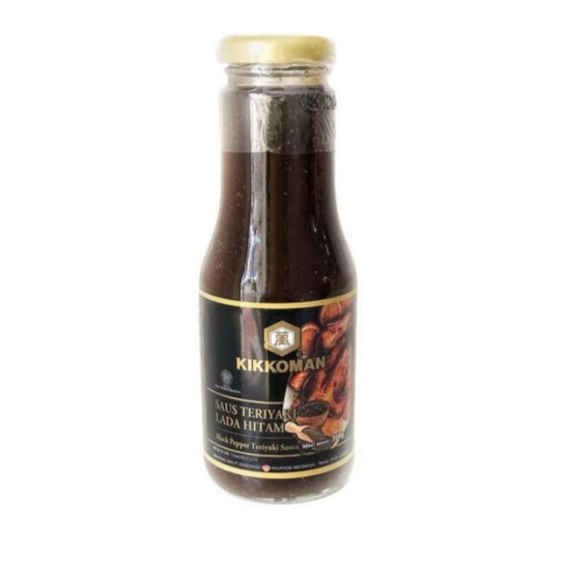 

saus teriyaki lada hitam kikoman 300gram halal