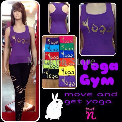 baju yoga / tanktop yoga / baju senam / atasan yoga
