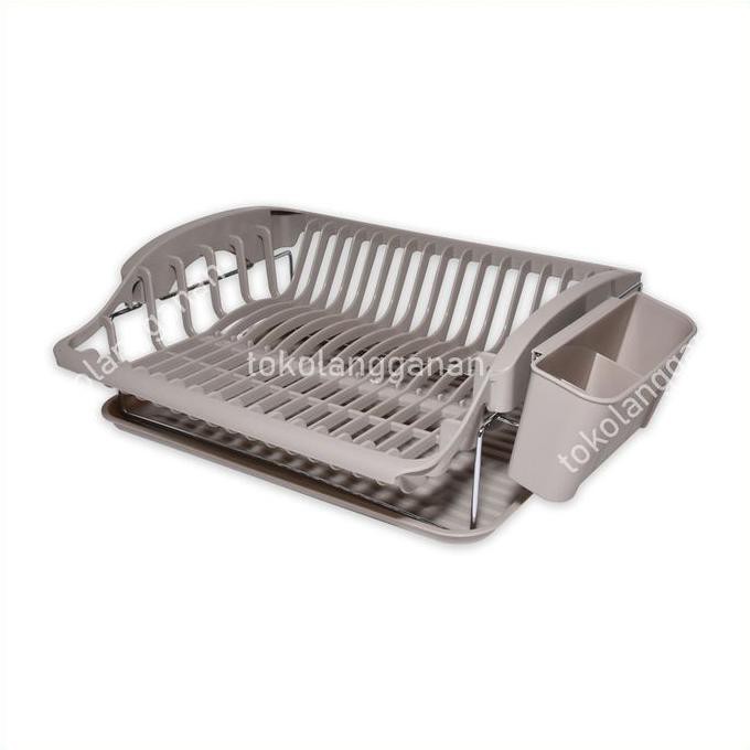 Original Appetite Carter Rak Piring - Coklat Auliabubbleshop