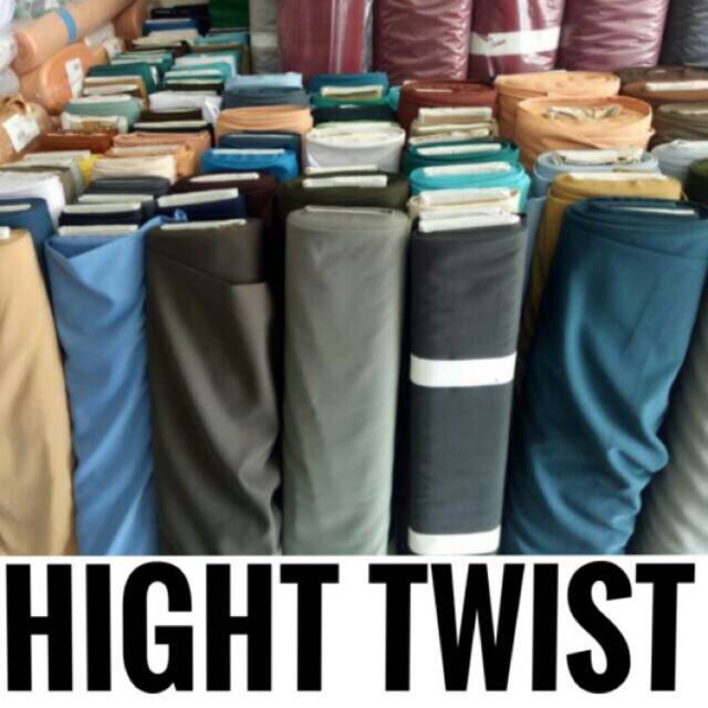 Kain Seragam PNs Hight Twist