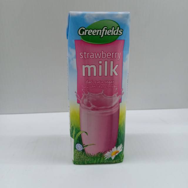 

SUSU UHT GREEN FIELDS RASA SETROBERI 250ml