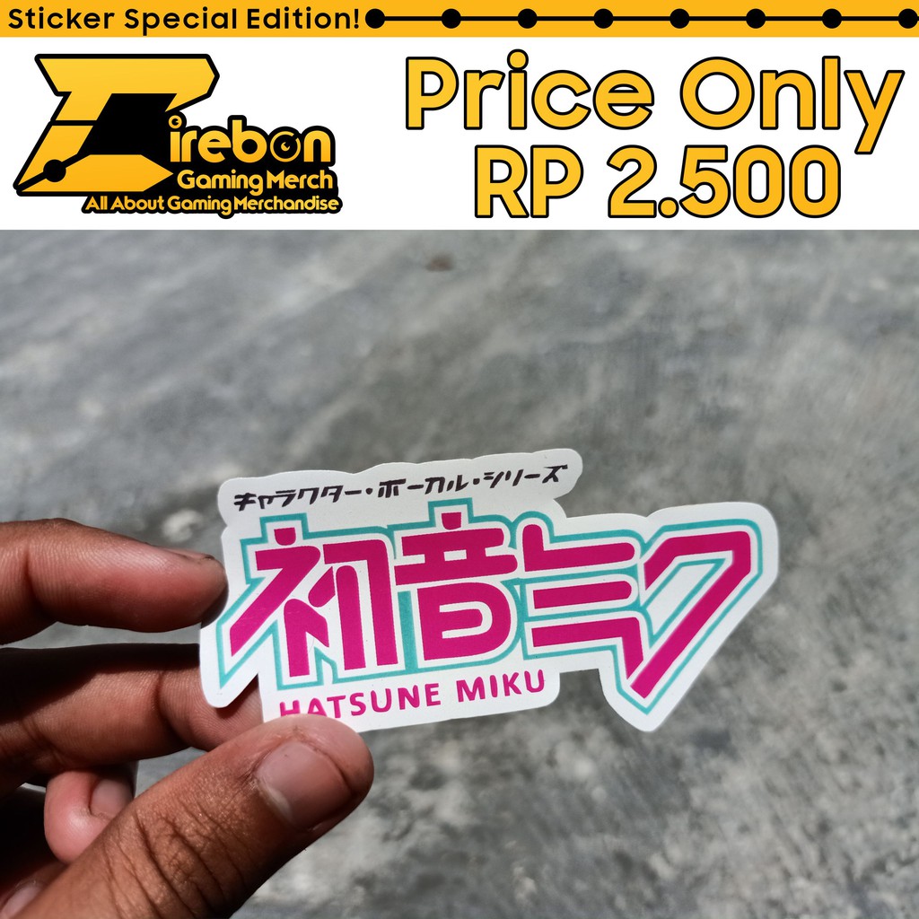 

Sticker Stiker Hatsune Miku