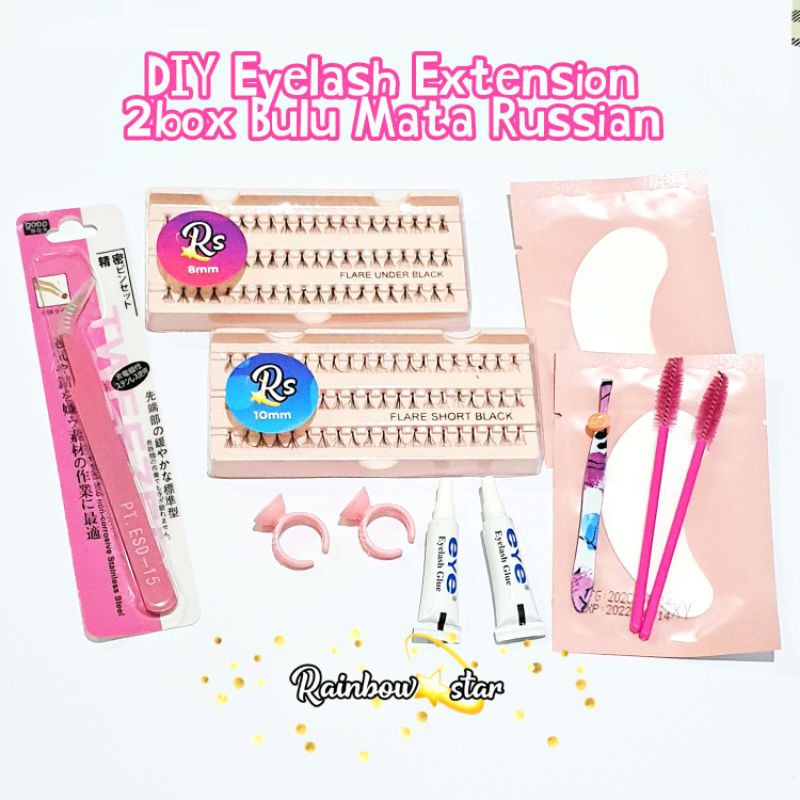 Paket Eyelash Extension Russian / Individual / DIY Eyelash Extension