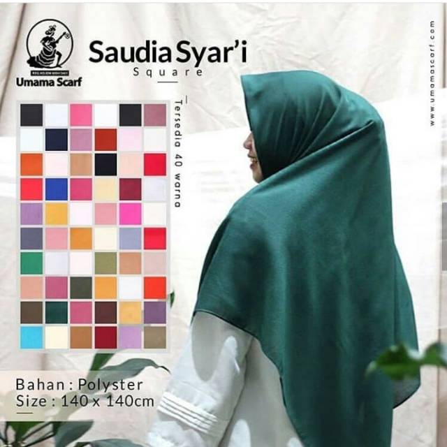 Jilbab/Kerudung Umama Scarf Saudia Syari