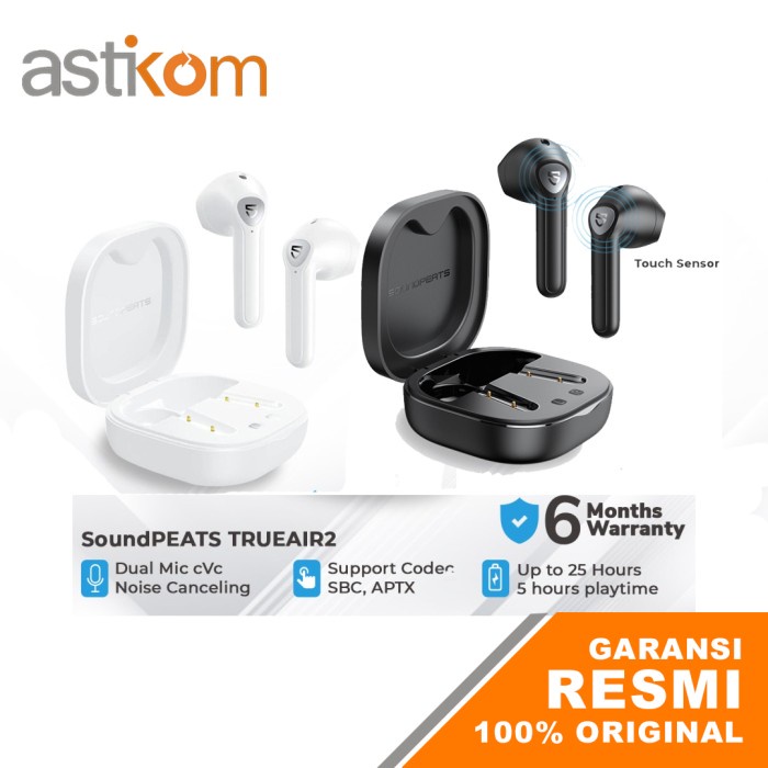 Earphone TWS SoundPEATS TrueAir 2 True Wireless Earbuds In-Ear Stereo