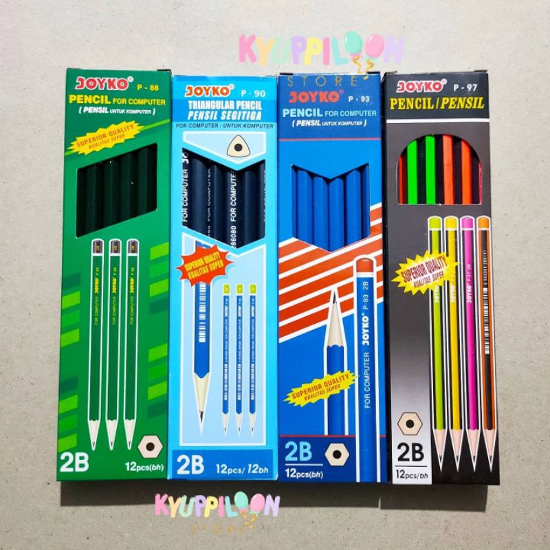 

[1 Lusin] Pensil 2B Joyko P 88 P93 P 90 P97 Grosir Murah Jual Beli Terlaris