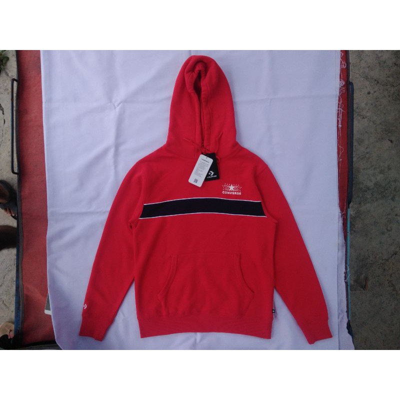 Converse All Star Po Hoodie Red Original