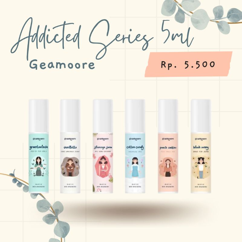 ❤️ RG ❤️ PERFUME PARFUM GEAMOORE ADDICTED SERIES 5ml