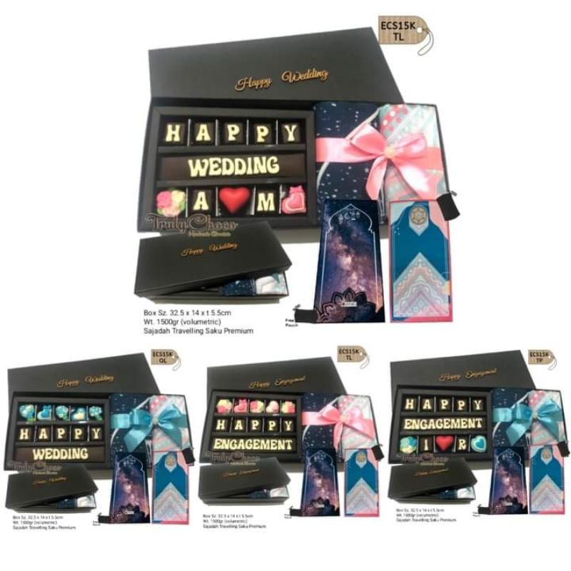 

hadiah wedding tunangan coklat trulychoco ECS15K