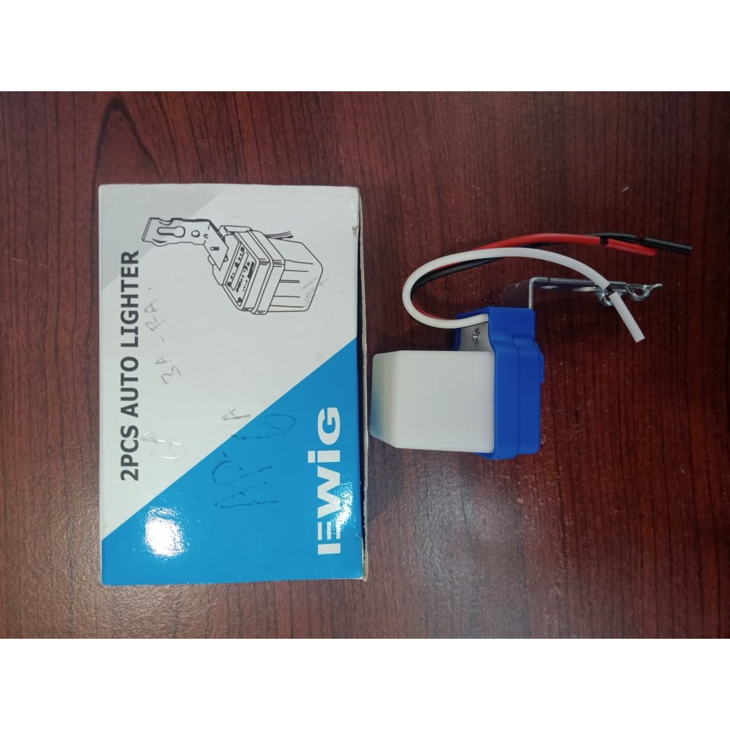 sensor cahaya / fotocell/photocell EWIG 3A otomatis Lampu