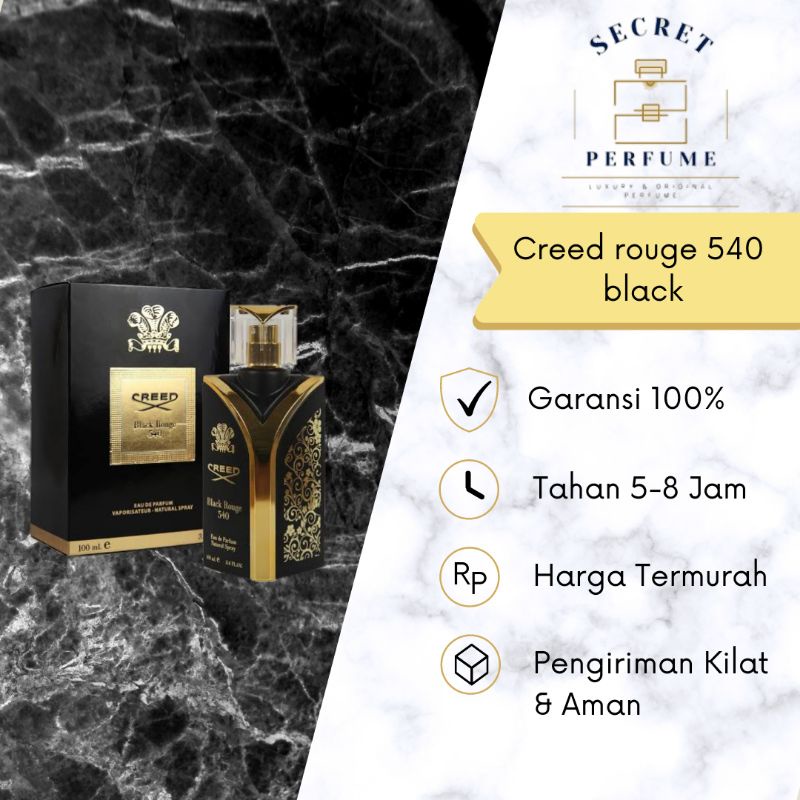 Parfum Creed Rouge 540 Black Original Singapore By Secret Perfume