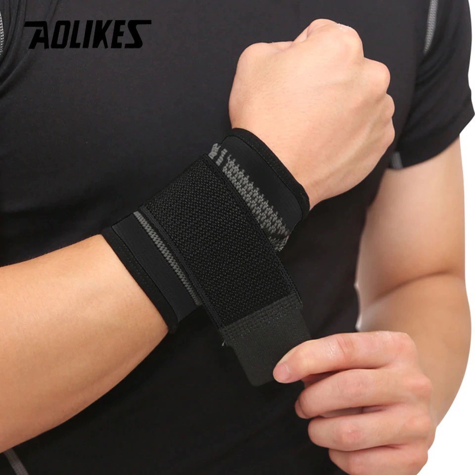 AOLIKES 7537 Wrist Support / Wrist Wrap Sleeve / Wristband - Deker Pelindung Pergelangan Tangan