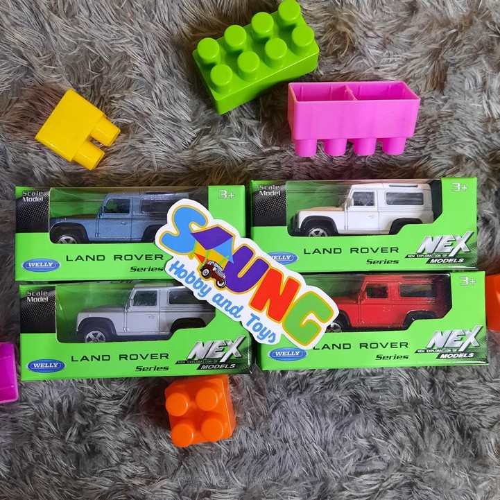 WELLY NEX MODEL LAND ROVER DEFENDER LANDY JEEP - DIECAST WELLY