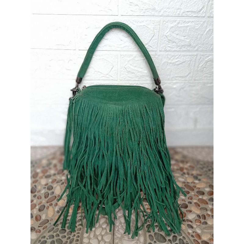 Preloved Tas Serut Rumbai