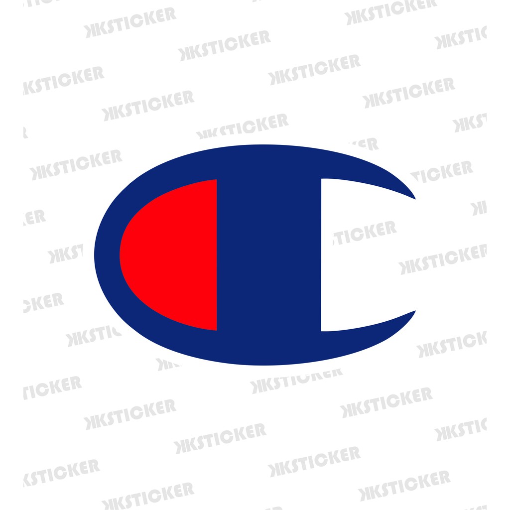 

Sticker Champion Premium | Stiker Vinyl Anti air + Laminasi