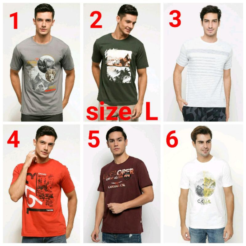 Kaos pria Cardinal original