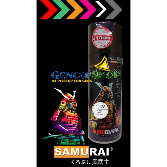 

Samurai Paint 128A - Clear Doff