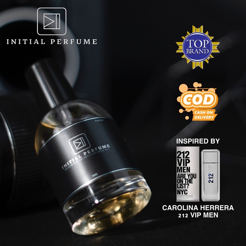 INITIAL PARFUM CH 212 VIP MEN - INSPIRED - BEST SELLER - BEST QUALITY CH 212 VIP MEN