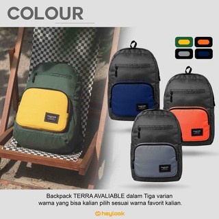 TAS RANSEL PRIA WANITA BACKPACK TERRA TAS PUNGGUNG LAPTOP KULIAH