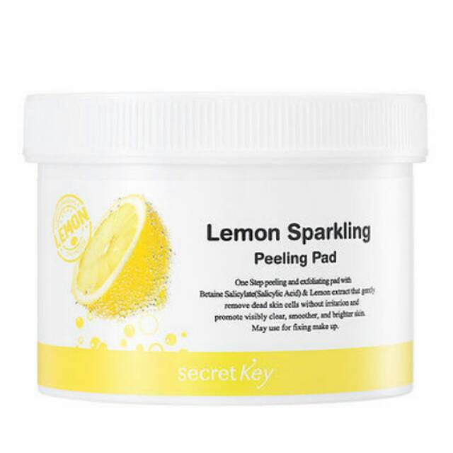 SECRET KEY LEMON SPARKLING PEELING PAD 70 PADS 125ML