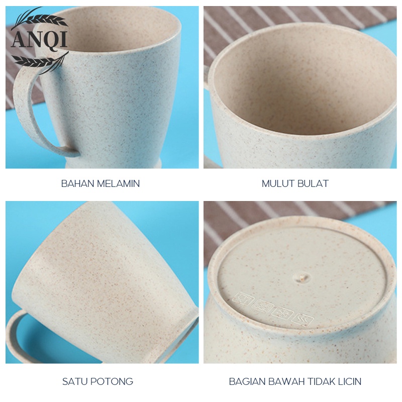 ANQI 1888 Jerami Gelas Plastik Gagang High Quality / Gelas / Cangkir VS-57