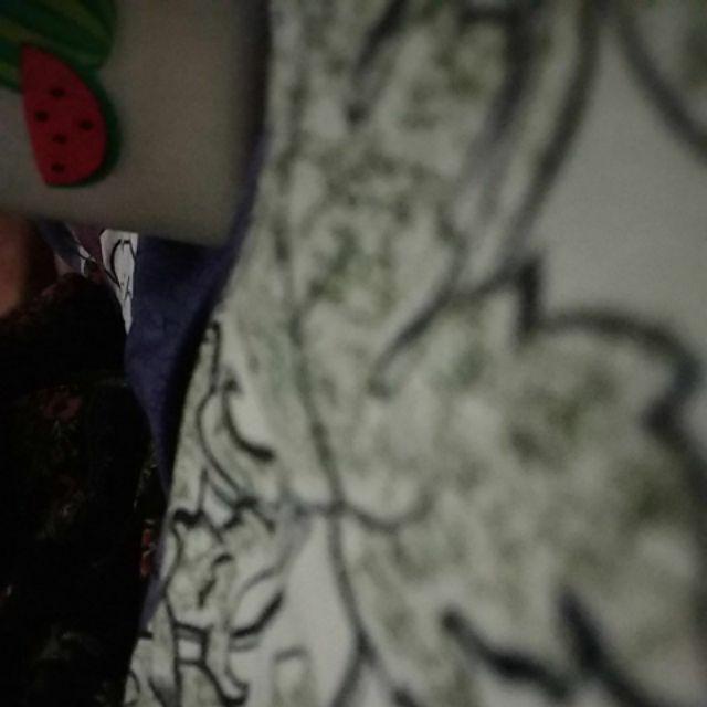 Tas Rotan Bulat Decoupage Diameter 20cm, 18cm, 15cm