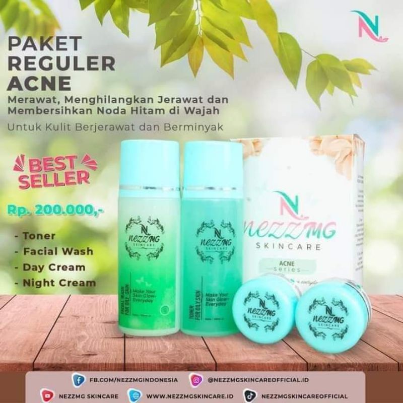 Nezzmg skincare acne series/ nezzmg acne