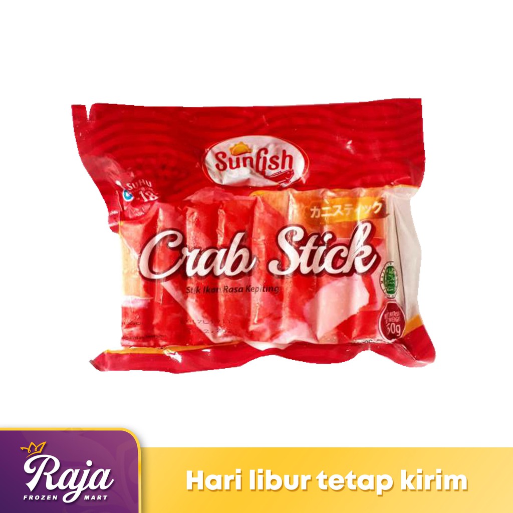 

Sunfish Crab Stick 250gr / Makanan Beku / Frozen Food / Crab Stick / Kentang Beku / Sunfish