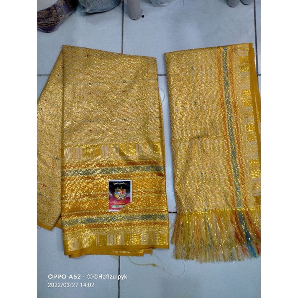 SONGKET MESIN (SONGKET THAILAND) SLENDANG + SARUNG