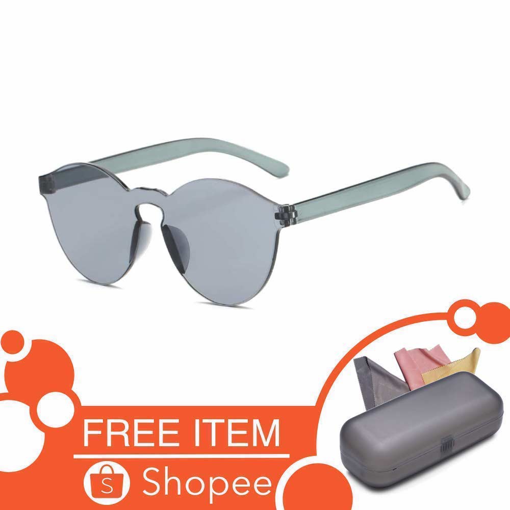 Anti UV Sunglasses Eye Cat [ Hitam ] Kacamata Pria &amp; Wanita - ISL FREE BOX KACAMATA