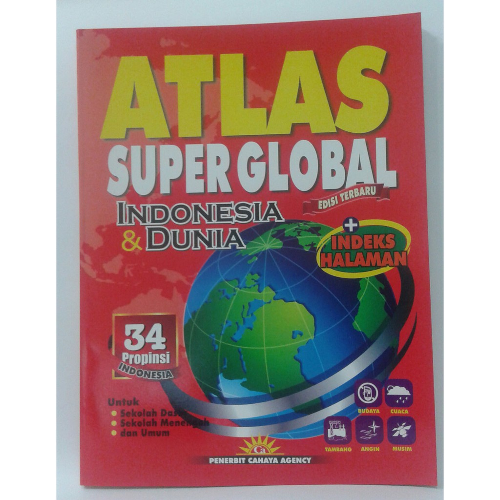 ATLAS SUPER GLOBAL INDONESIA & DUNIA (ATLAS BESAR)