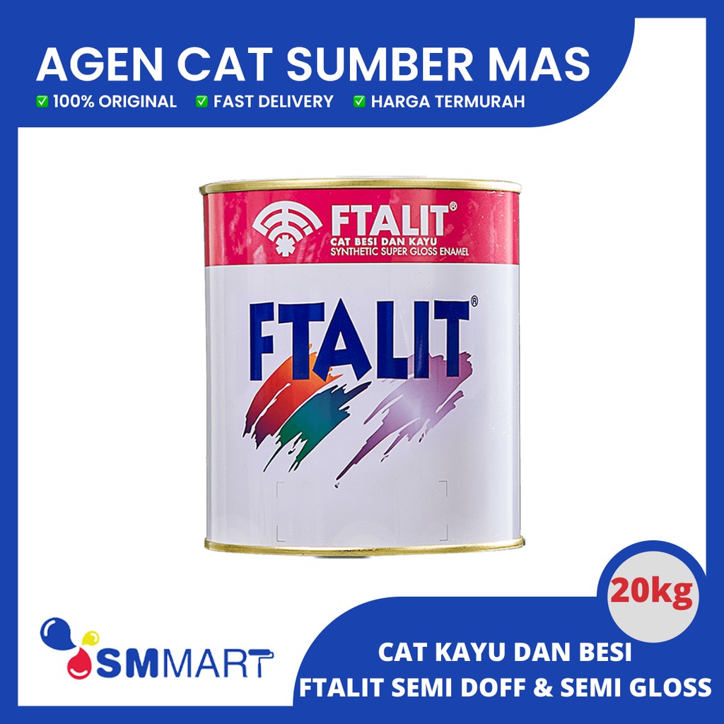 CAT FTALIT (WARNA DOFF &amp; SEMI GLOSS) 20KG